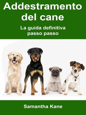 cover image of Addestramento del cane